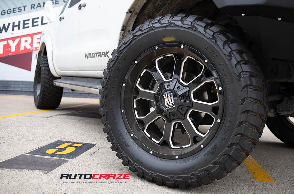 FORD RANGER BUCK 25 XD GLOSS BLACK MILLED ACCENTS